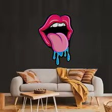 UV Printed Neon Tongue